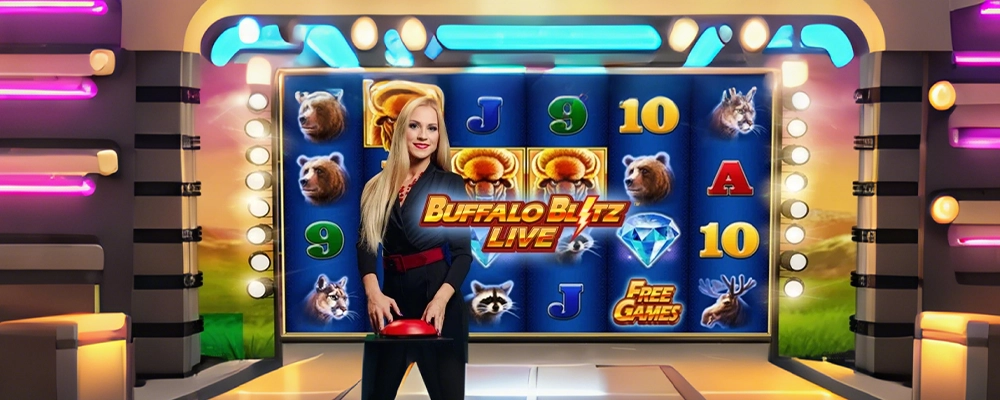 Caça-níqueis Buffalo Blitz ao Vivo
